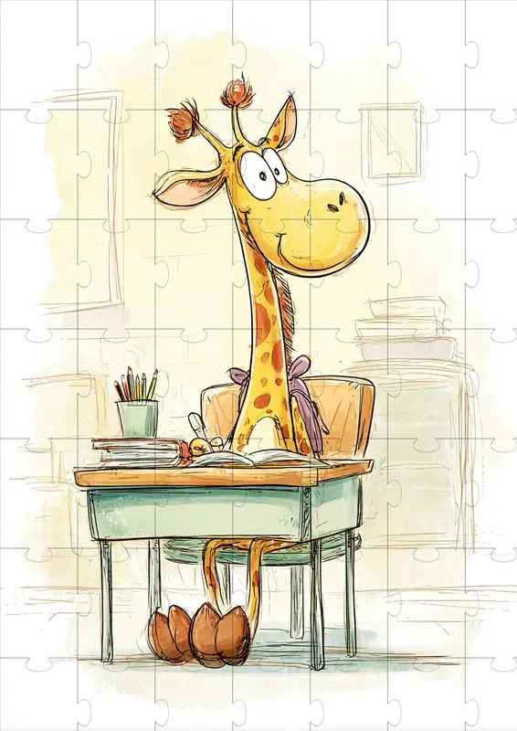 Playful Cartoon Life Scenes