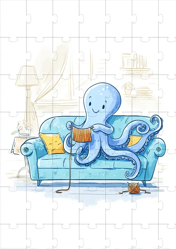 Playful Cartoon Life Scenes