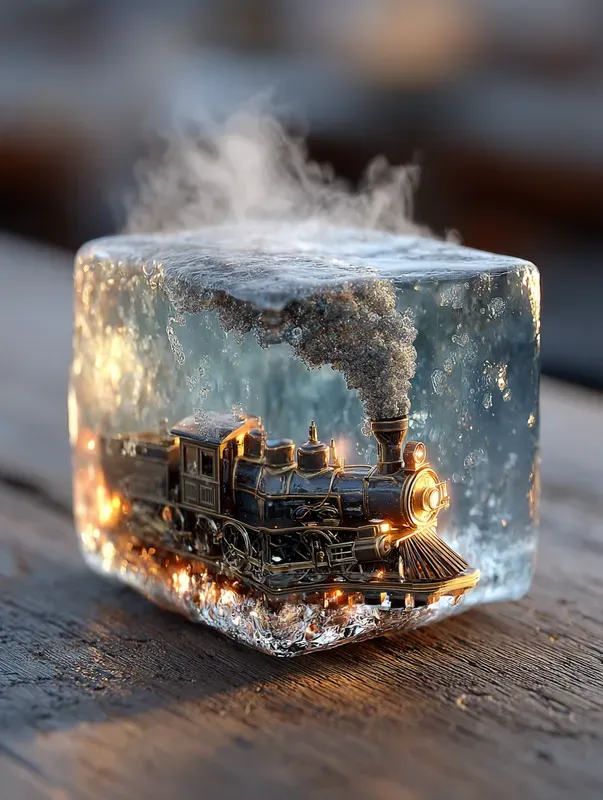 Lost Objects In Ice