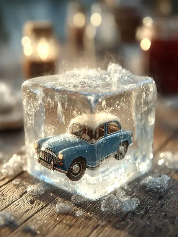 Lost Objects In Ice