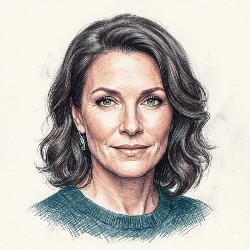 Colored Pencil Portrait Sketches