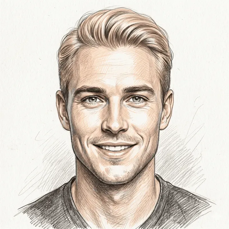 Colored Pencil Portrait Sketches