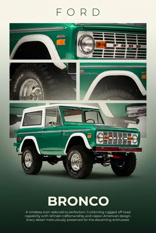 Automotive Studio Showcase Posters