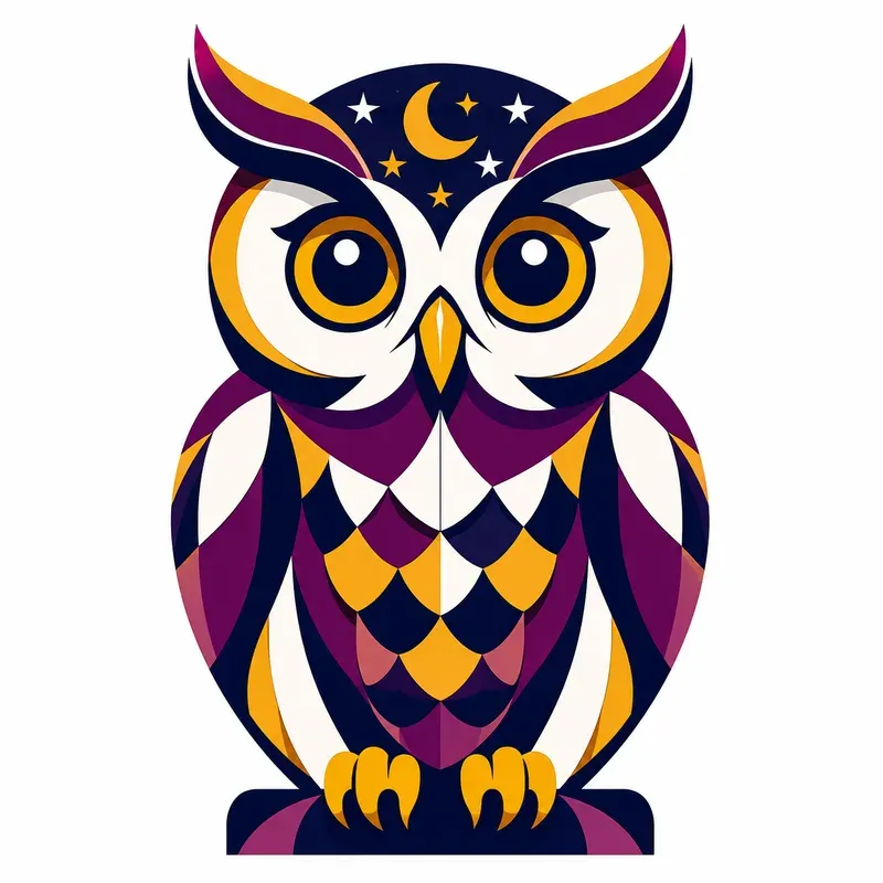 Geometric Color Block Animals