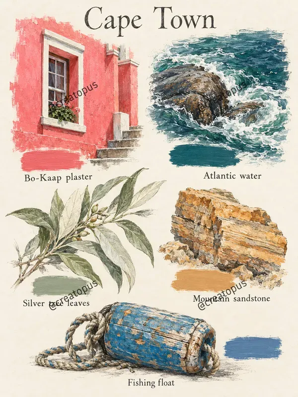 Destination Color Story Illustrations