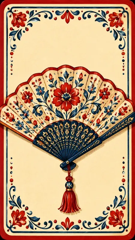 Spanish Folk Art Mini Card Illustrations