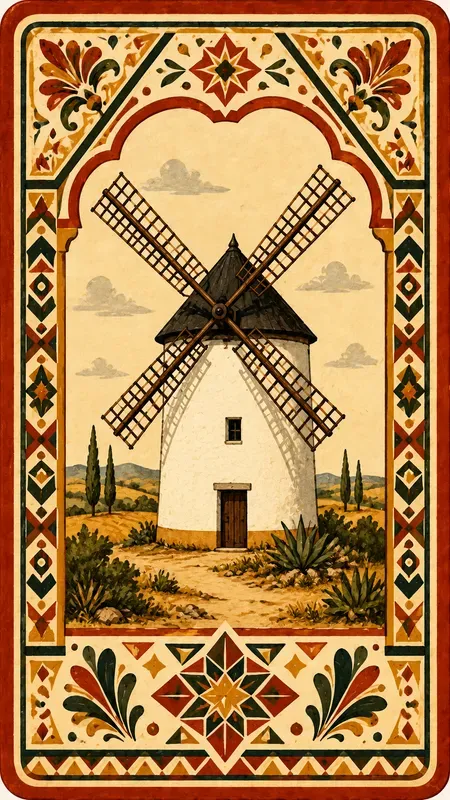 Spanish Folk Art Mini Card Illustrations