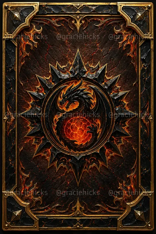 Fantasy Card Back Crest Studios