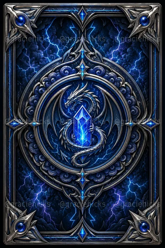 Fantasy Card Back Crest Studios