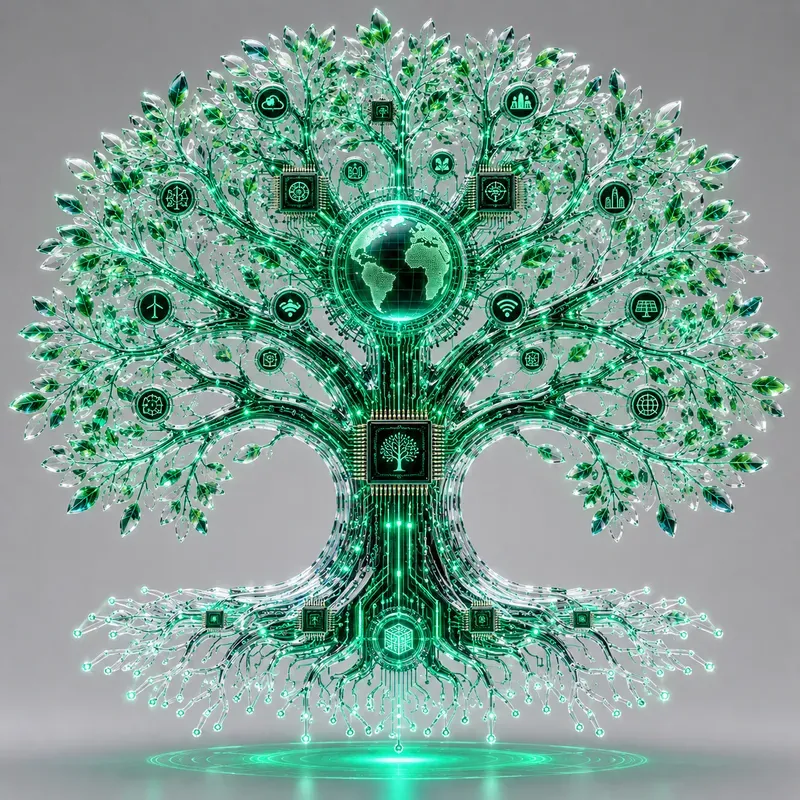 Tech Nature Fusion Icons