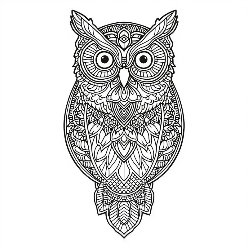 Professional Animal Mandala Coloring Pages