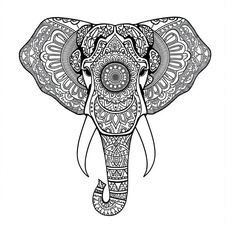 Professional Animal Mandala Coloring Pages