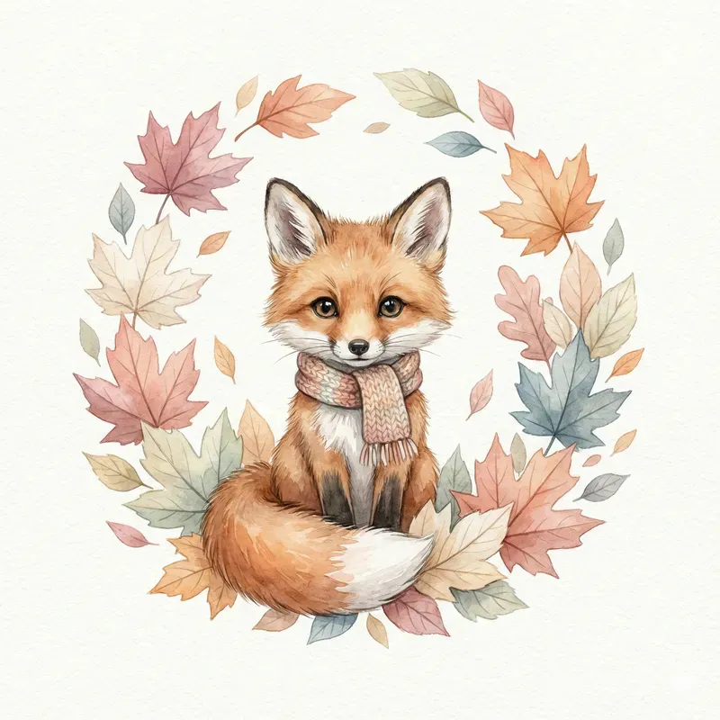 Whimsical Watercolor Boho Clipart