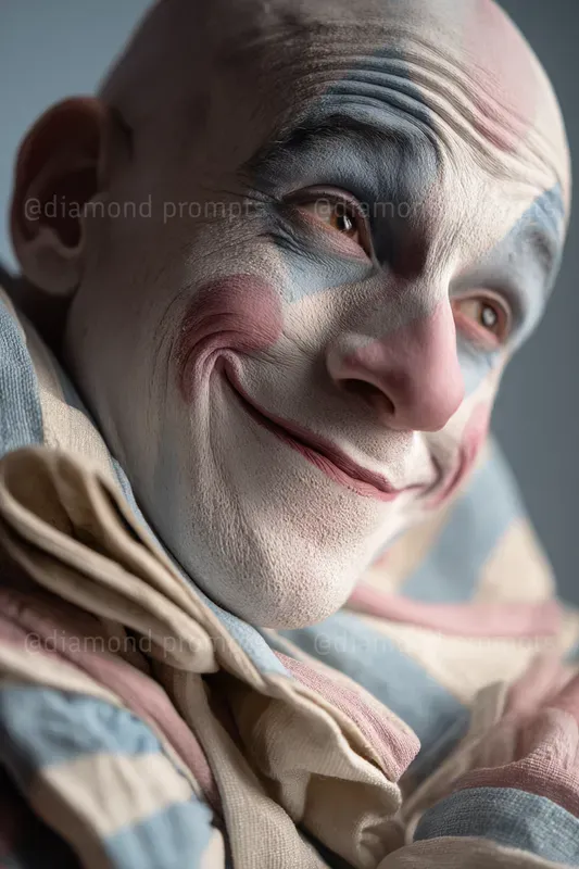 Expressive Clown Portraits