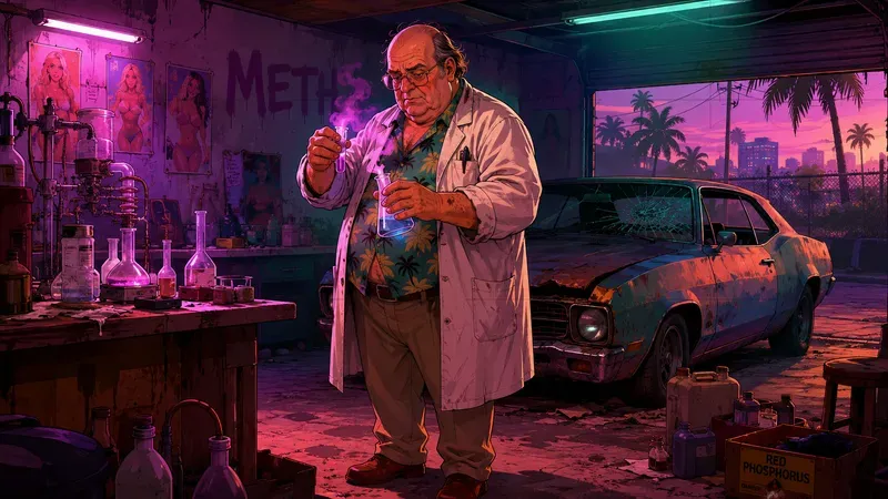 Illustrations In The Style Of Gta 6
