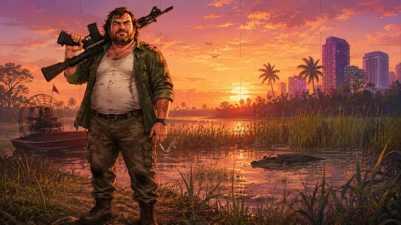 Illustrations In The Style Of Gta 6