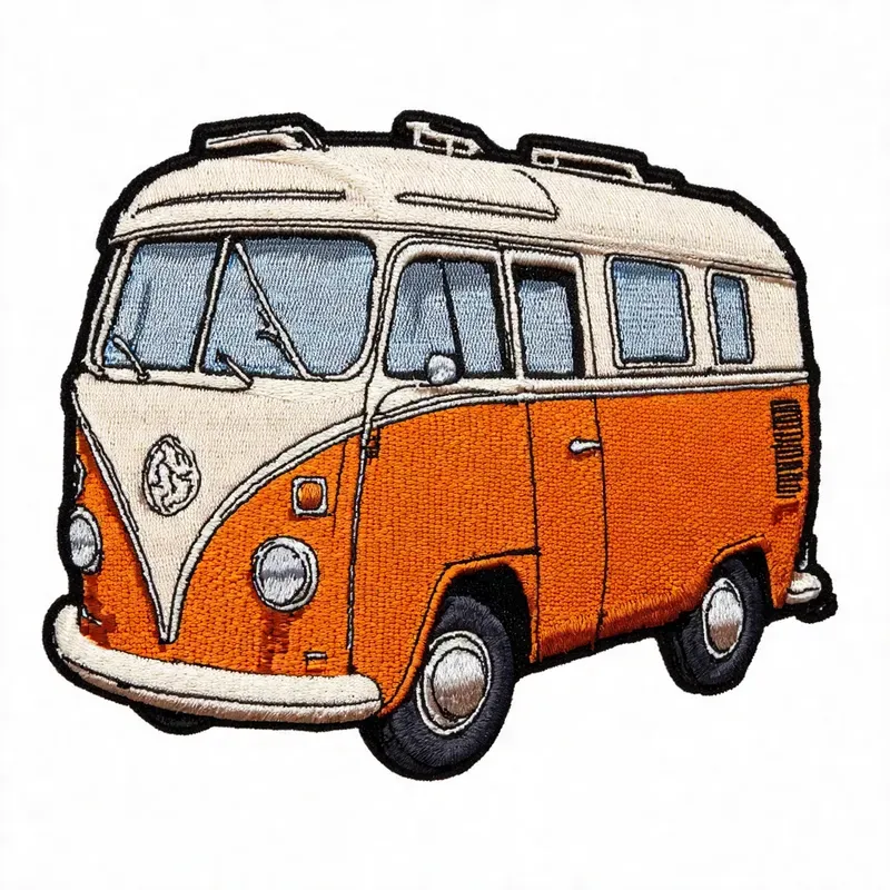 Embroidery Style Patch Designs