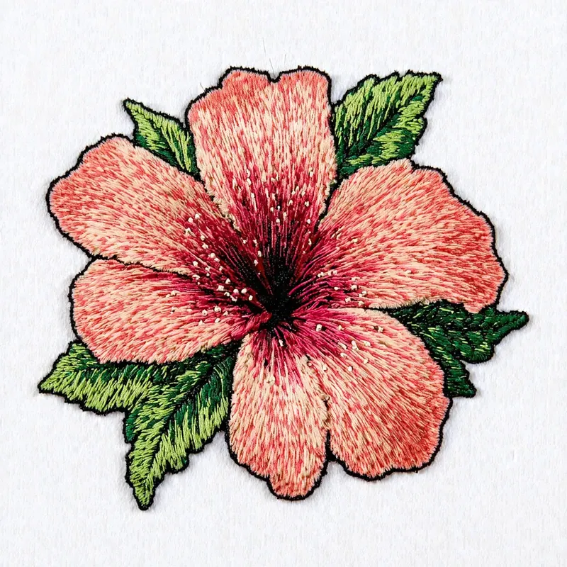Embroidery Style Patch Designs