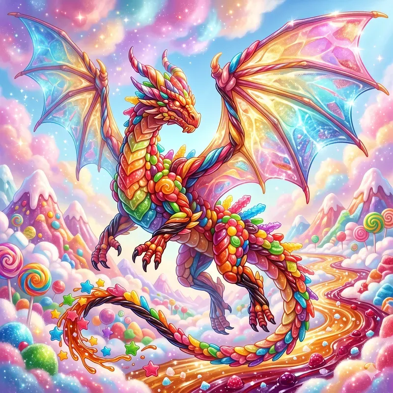 Whimsical Sugar Mythology Creatures