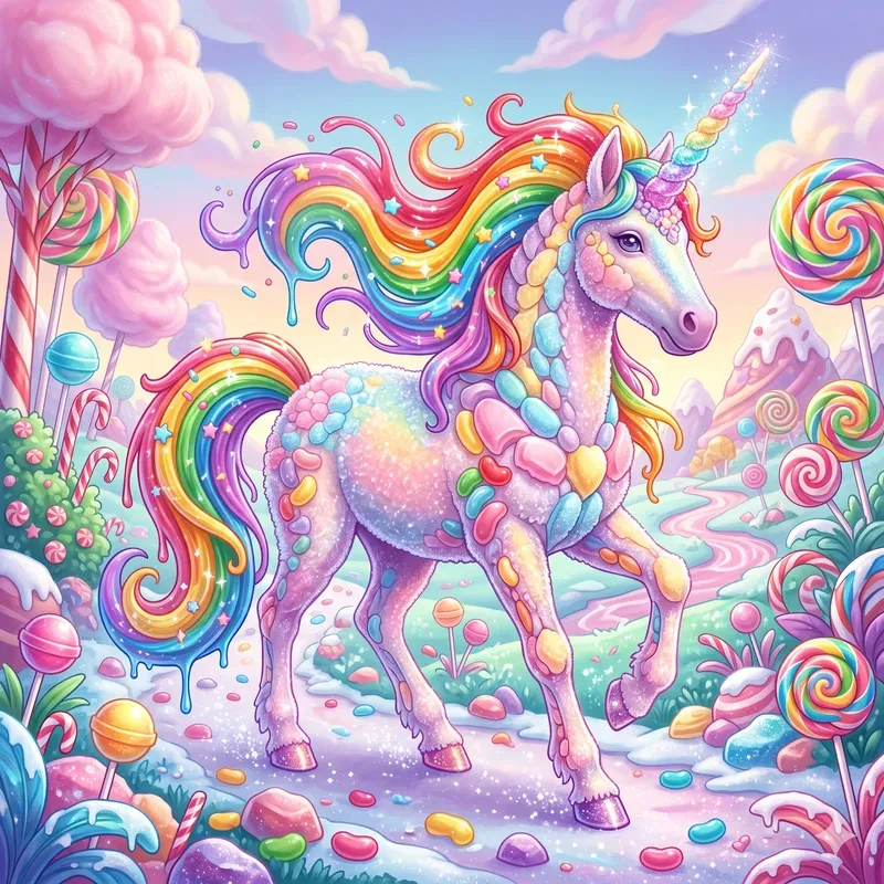 Whimsical Sugar Mythology Creatures