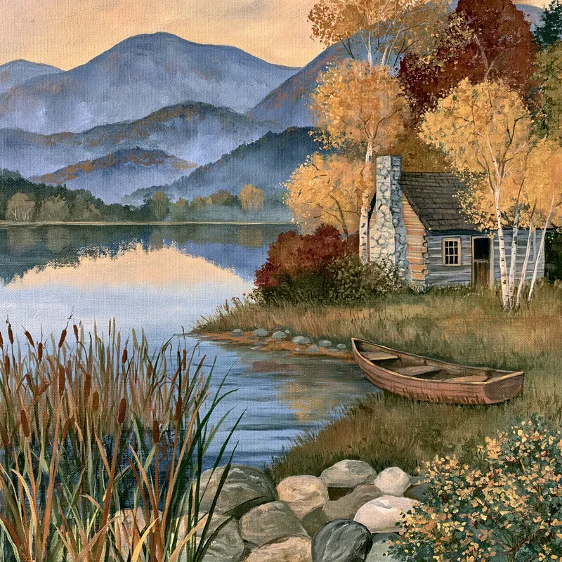 Rustic Autumn Countryside Landscapes