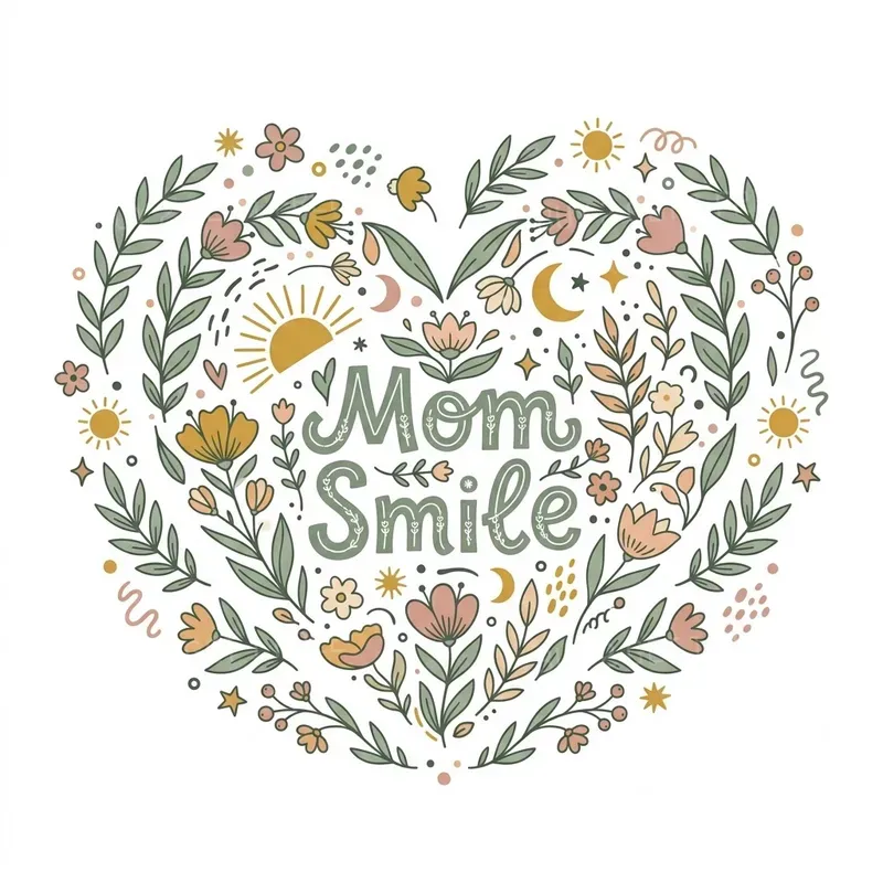 Cute Mom Quote Illustrations