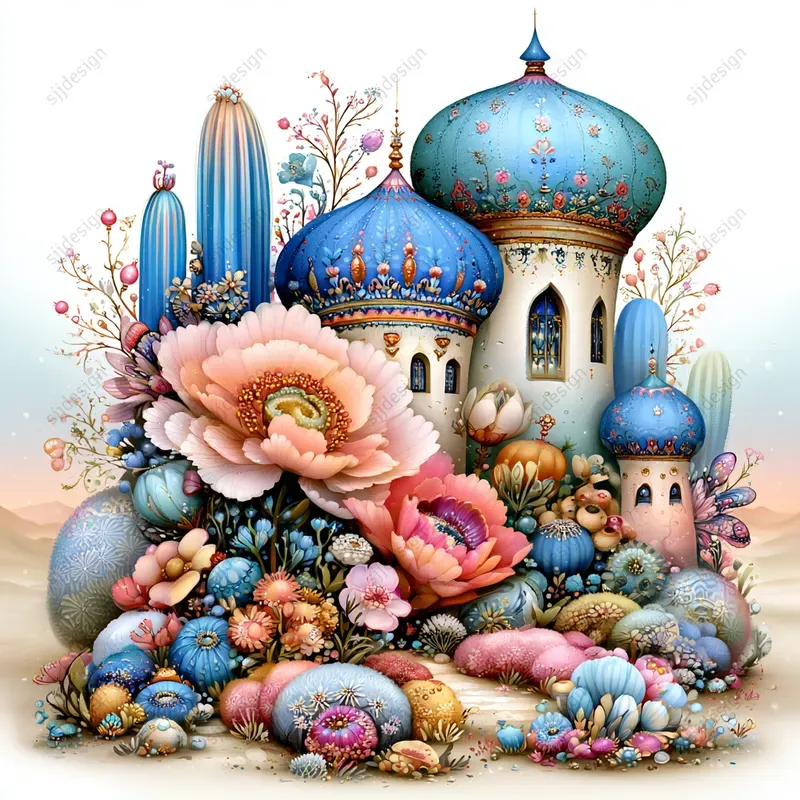 Cute Whimsical Kawaii Doll Art