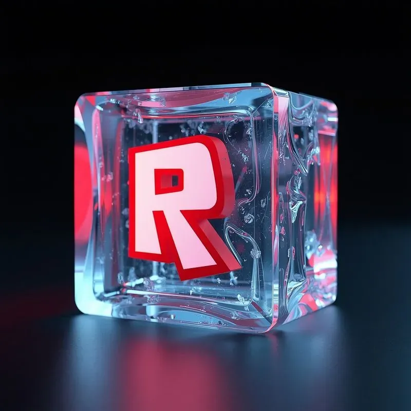 3D Ice Glacier Mobile App Logos