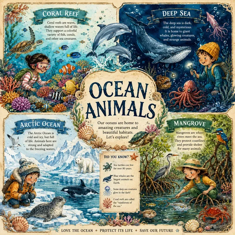 Whimsical Learning Poster Collections
