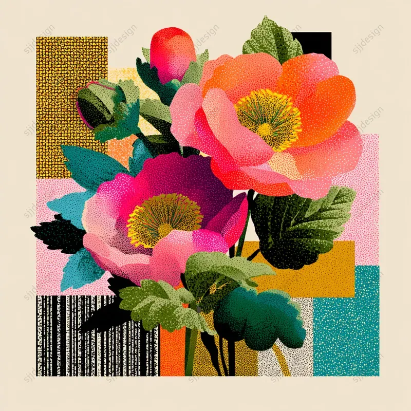 Modern Cubist Retro Portraits
