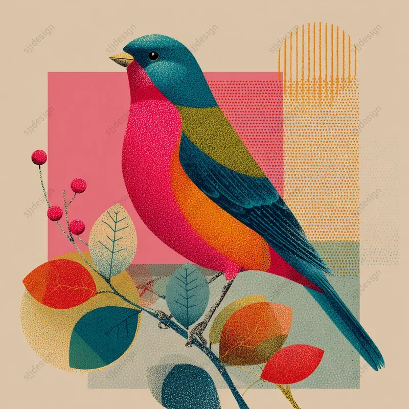 Modern Cubist Retro Portraits