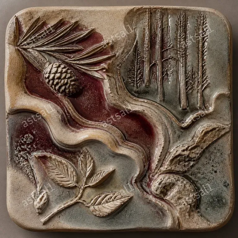 Ceramic Relief Ingredient Artworks