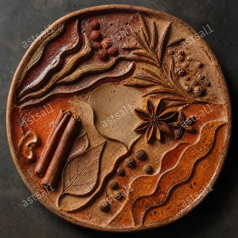 Ceramic Relief Ingredient Artworks