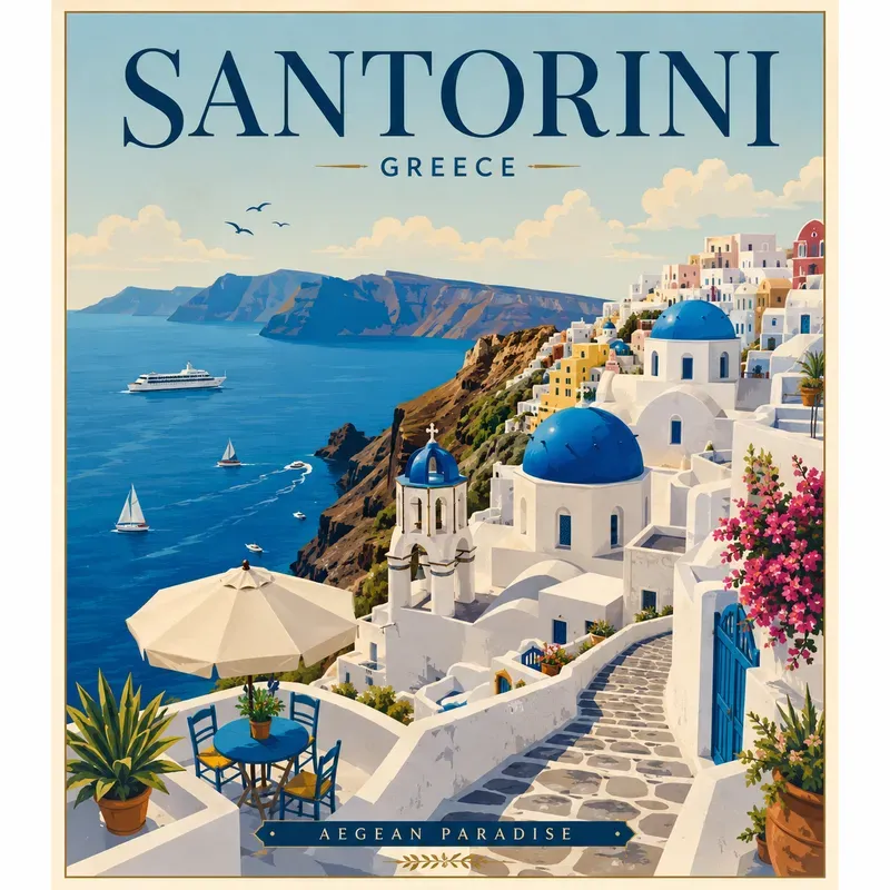 Vintage Travel Poster Collection Packs