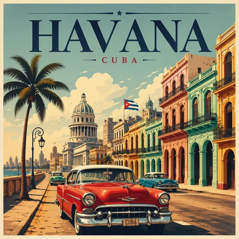 Vintage Travel Poster Collection Packs