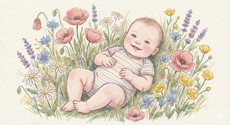 Cute Pastel Crayon Style Illustrations