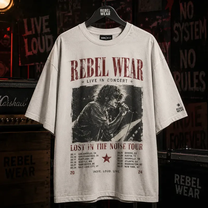 Band Tshirt Mockup Ads