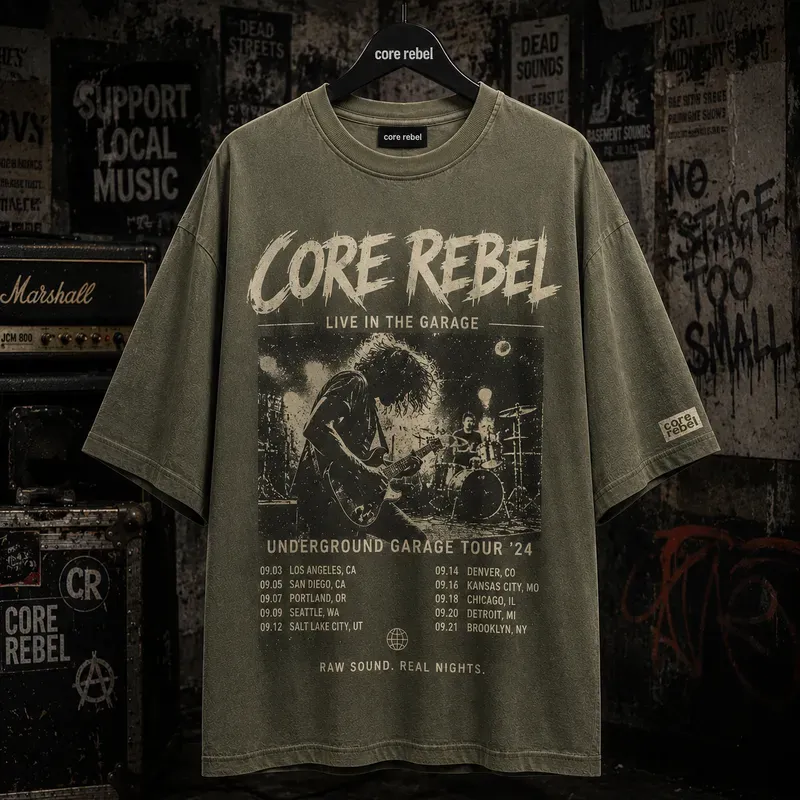 Band Tshirt Mockup Ads