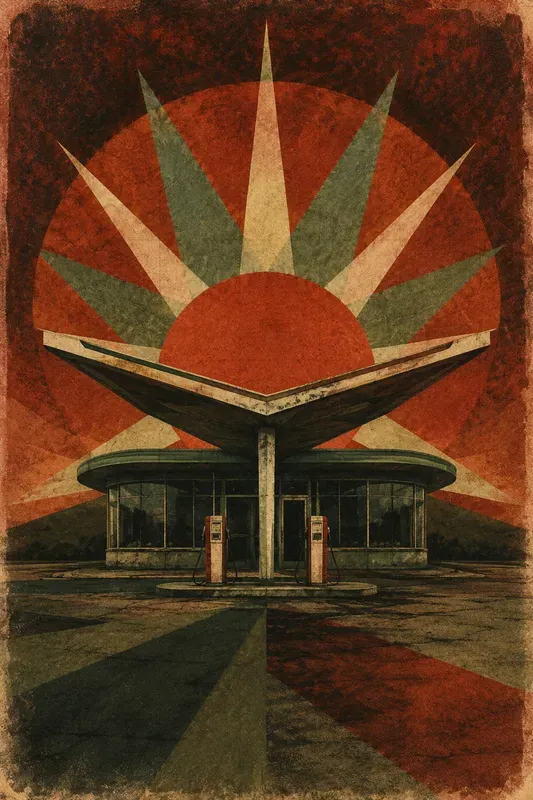 Risograph Midcentury Dream Poster Art