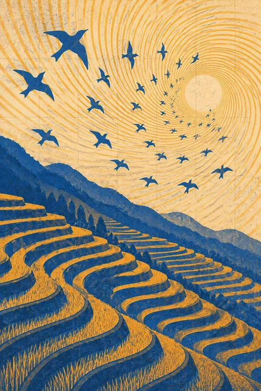 Risograph Midcentury Dream Poster Art