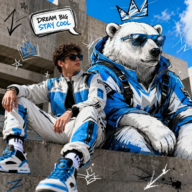 Street Art Character Collages