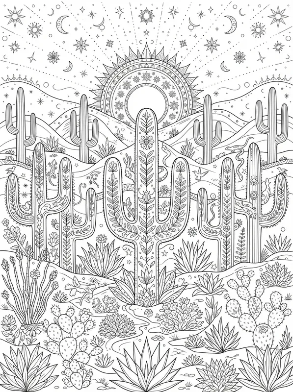 Mindful Folkart Colorings