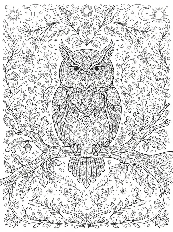 Mindful Folkart Colorings