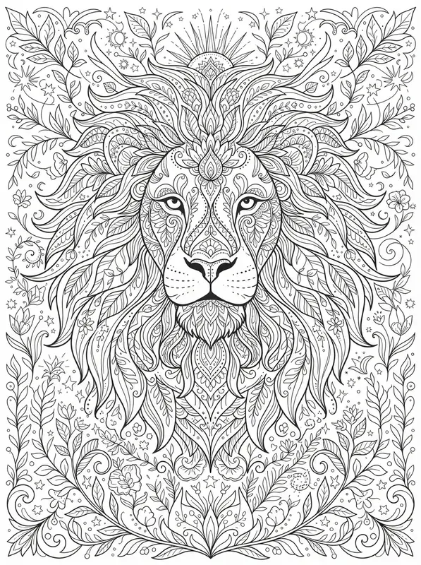 Mindful Folkart Colorings