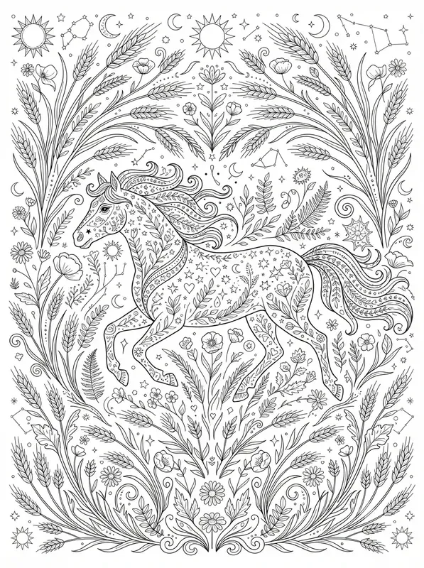 Mindful Folkart Colorings