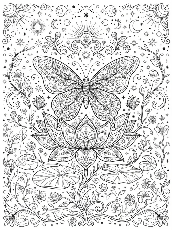 Mindful Folkart Colorings