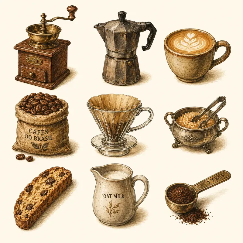 Rustic Cottagecore Kitchen Clip Art