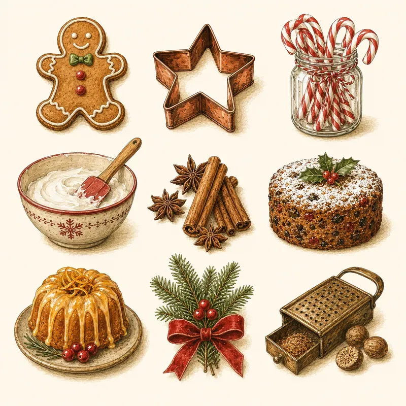 Rustic Cottagecore Kitchen Clip Art
