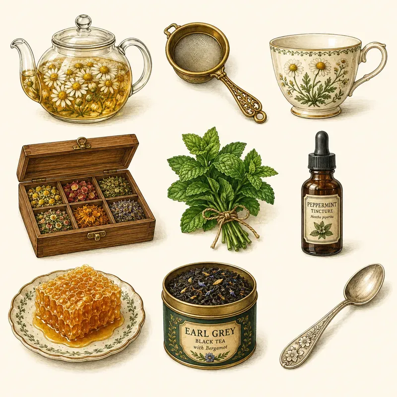 Rustic Cottagecore Kitchen Clip Art