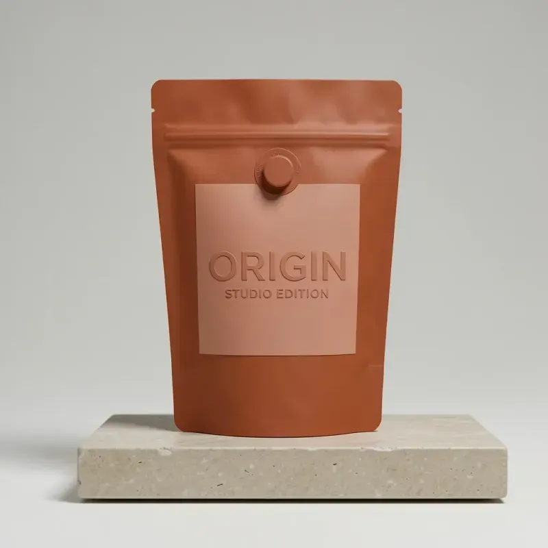 Minimalist Packaging Mockup Fluxes